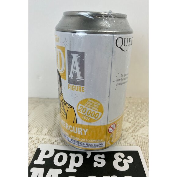 Funko Soda! Freddie Mercury Figure Limited Edition Sealed W/Defected Can - Picture 2 of 8